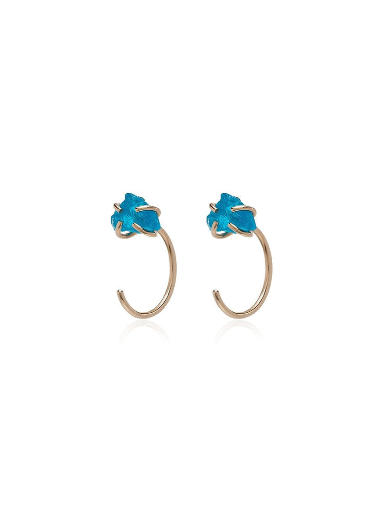 blue apatite earrings