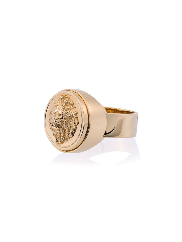 Strength Diamond Signet Ring