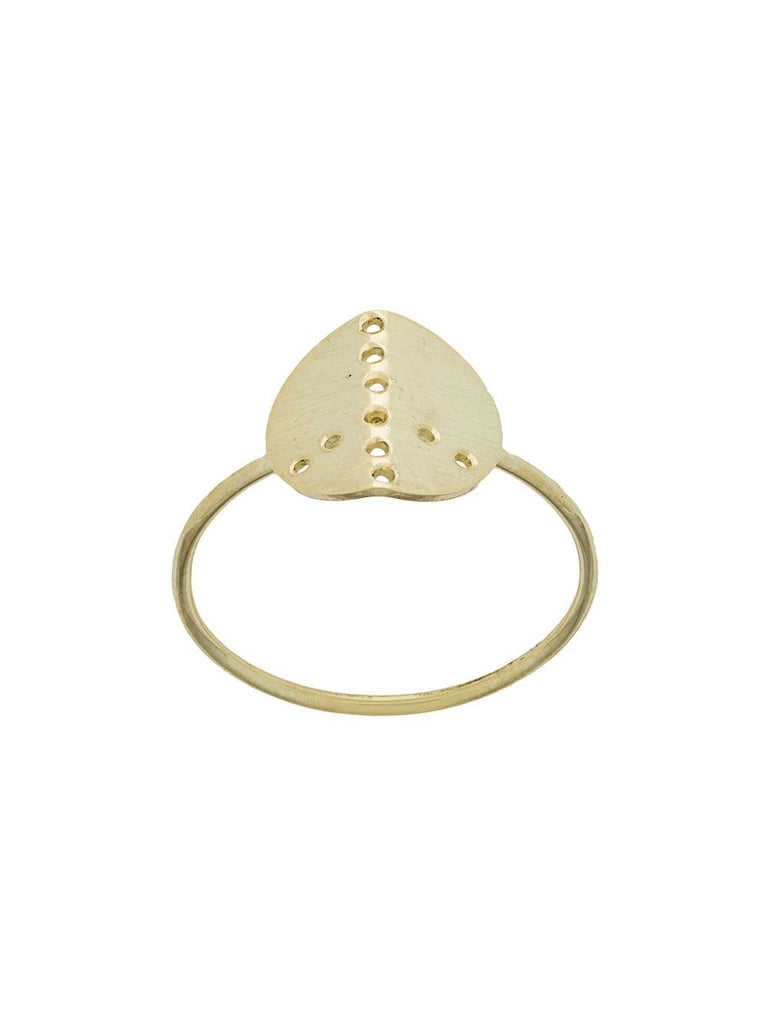 14kt yellow gold Lennon ring