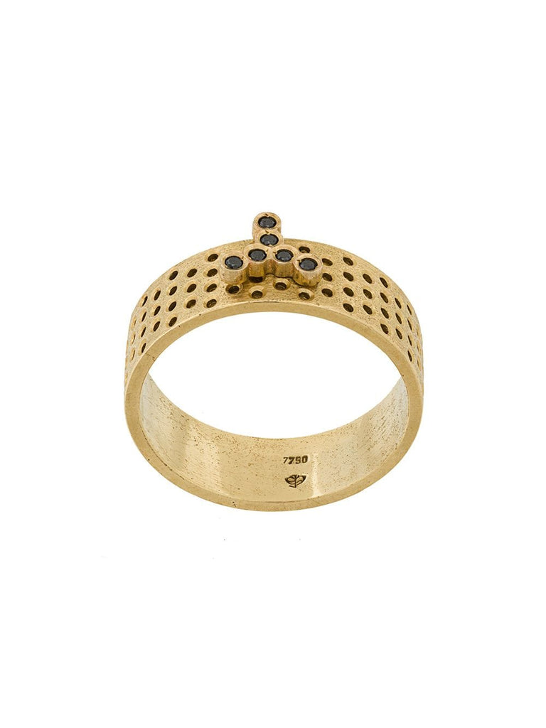 18kt yellow gold and diamonds  Lui ring