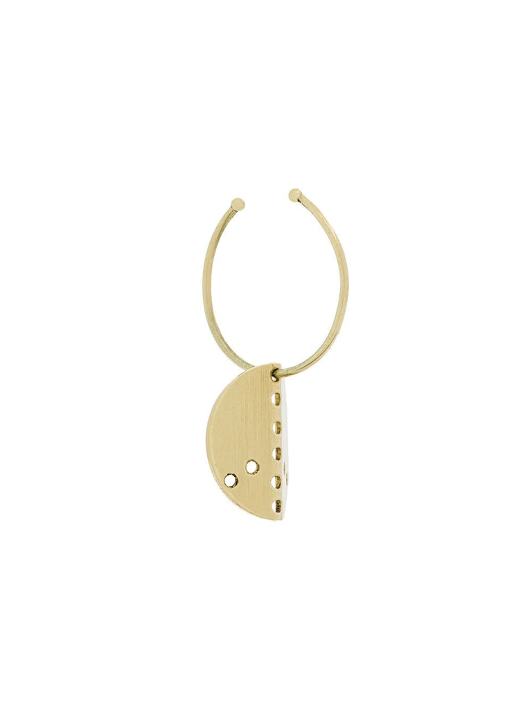 18kt yellow gold Lennon Creole earring