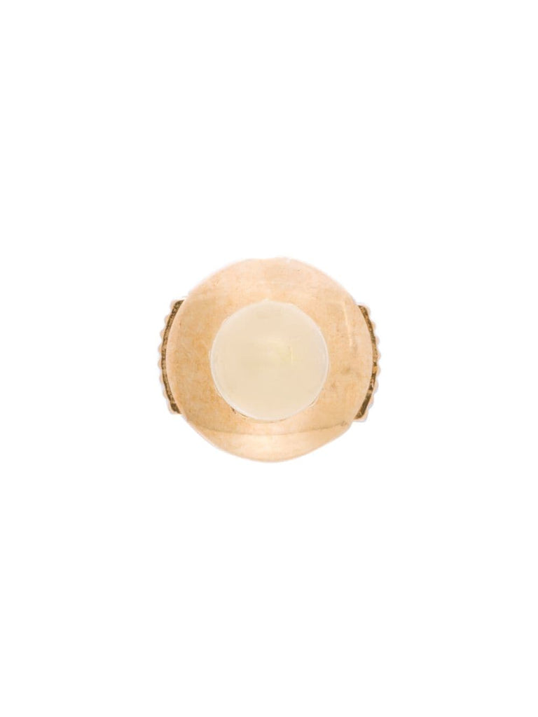 petit gold stud earring