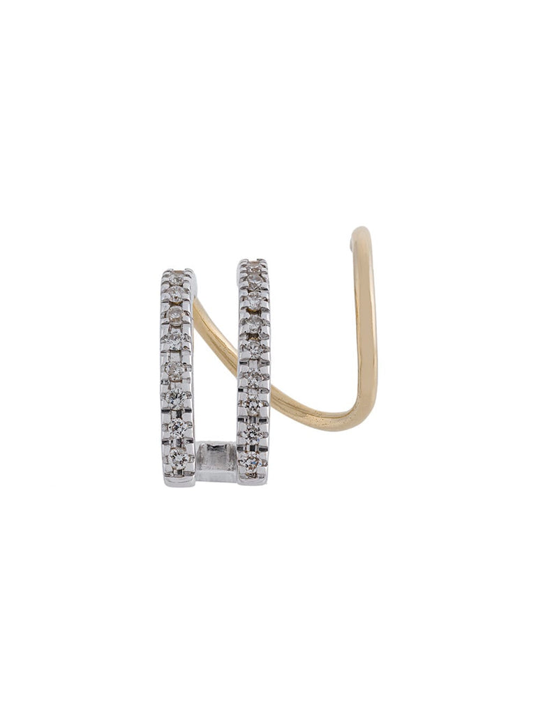 Bess Blanc diamond earring (left)