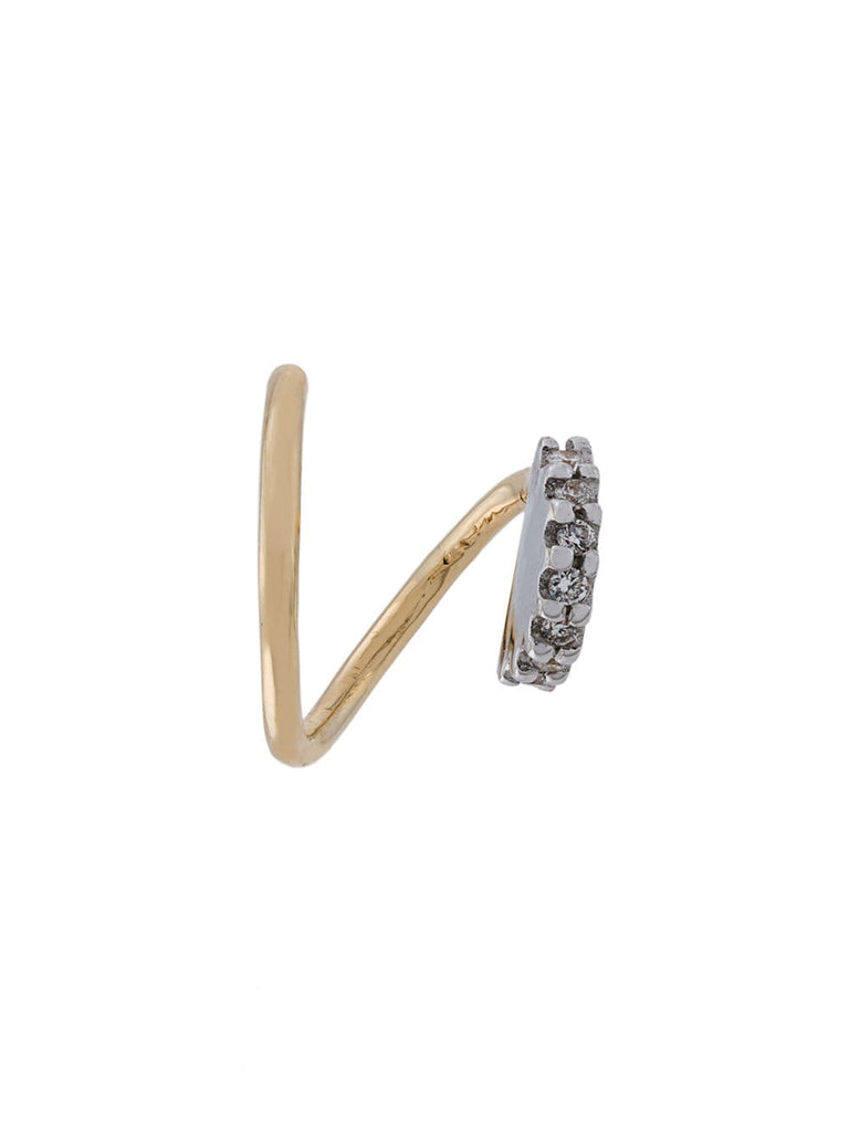 Lila Blanc diamond earring (right)