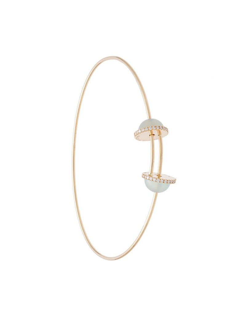 pearl end bangle