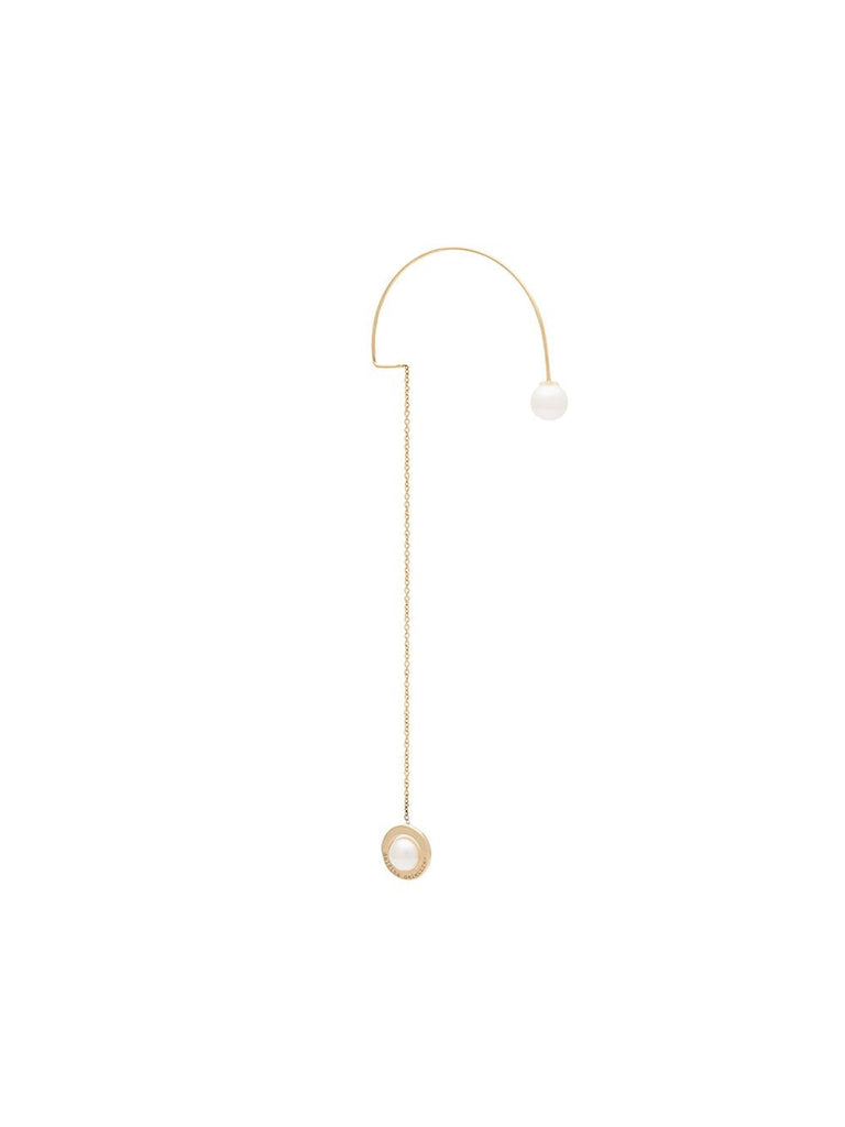 19kt gold Fishing For Compliments D earring