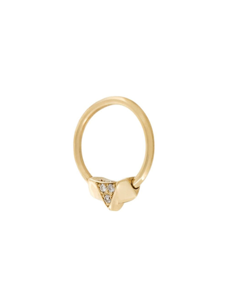 18kt gold Alice diamond earring