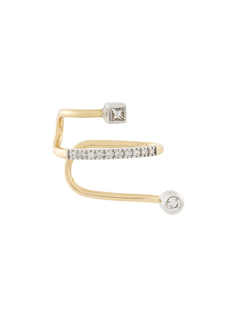 Avery Blanc diamond earcuff