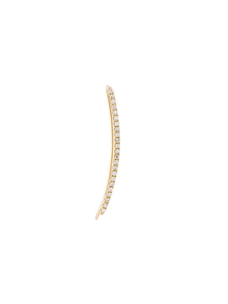 curved cuff left earring