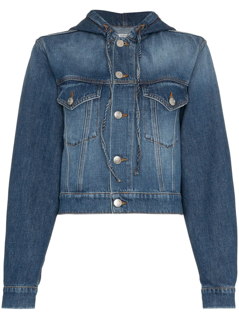 Denim Hooded Jacket