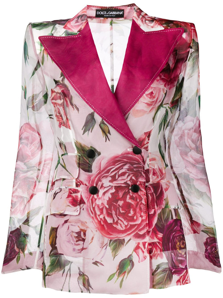 floral printed jacket