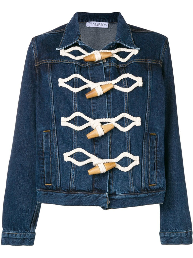 toggle denim jacket