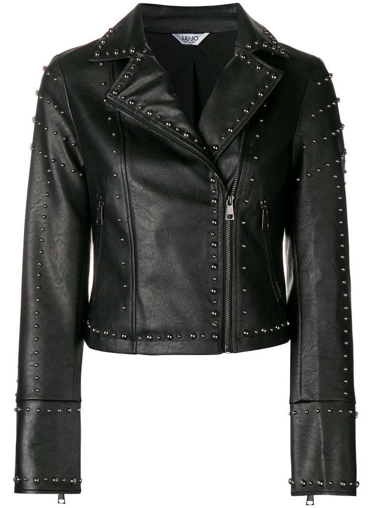 studded biker jacket