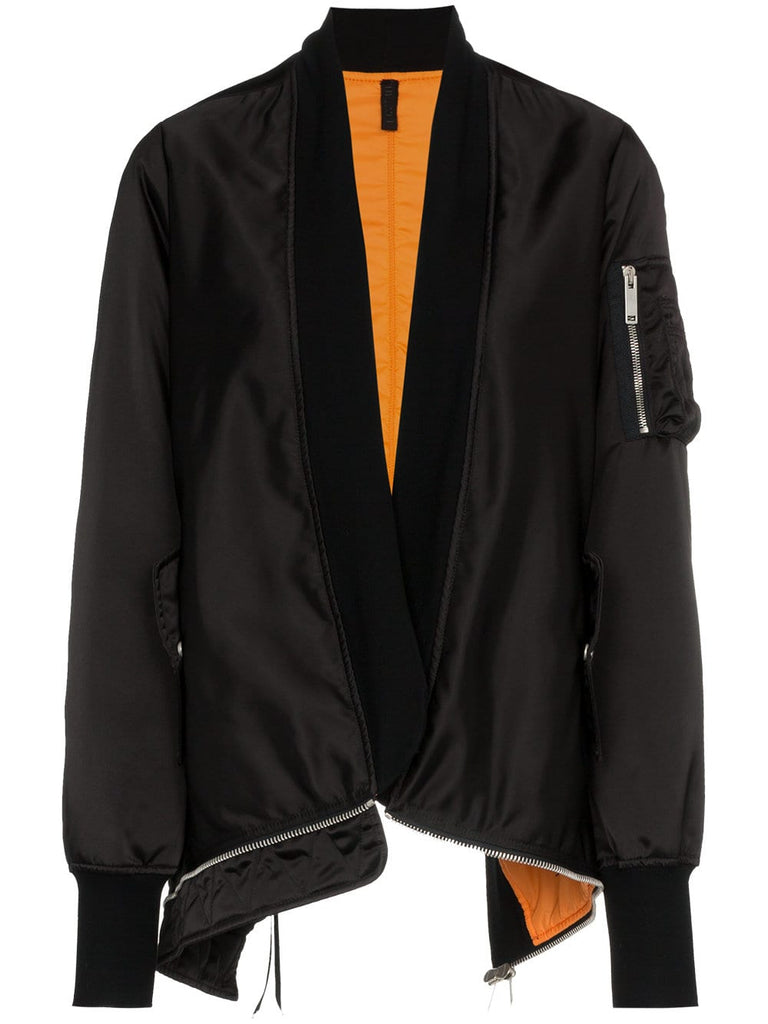 bomber cape jacket