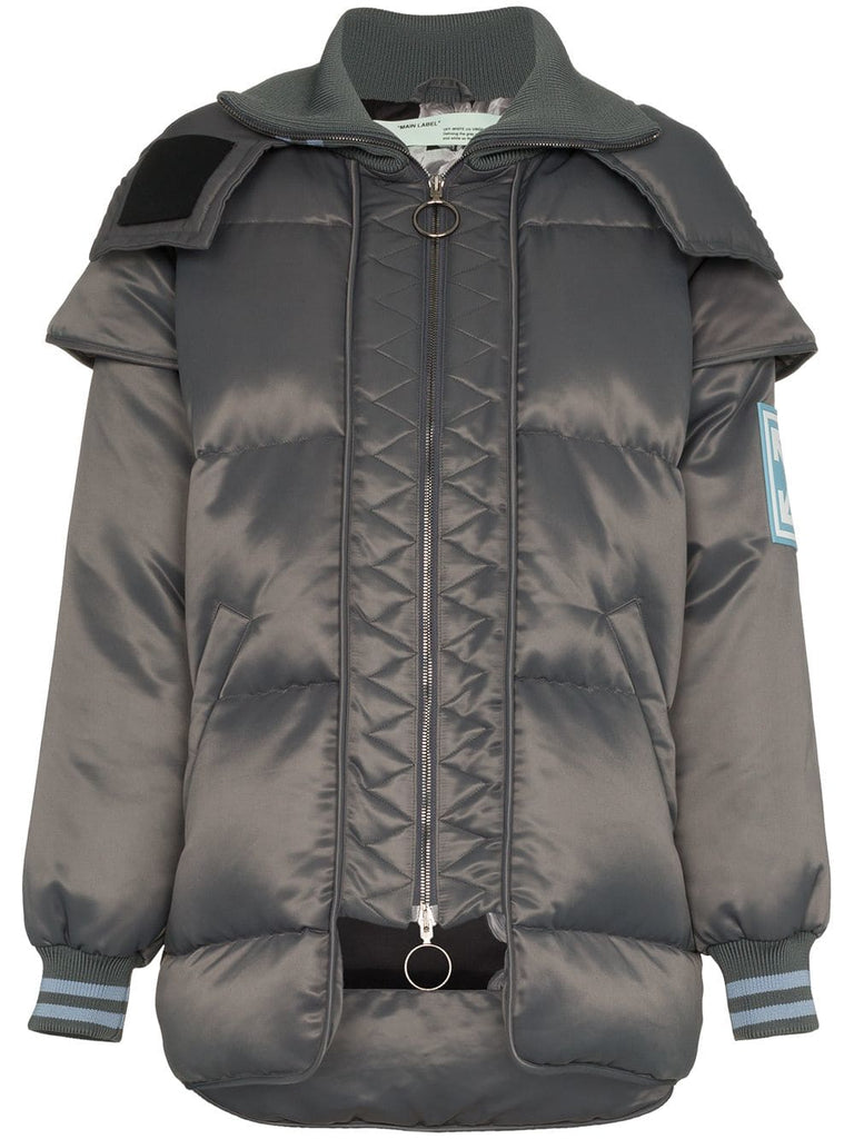 hooded puffer jacket