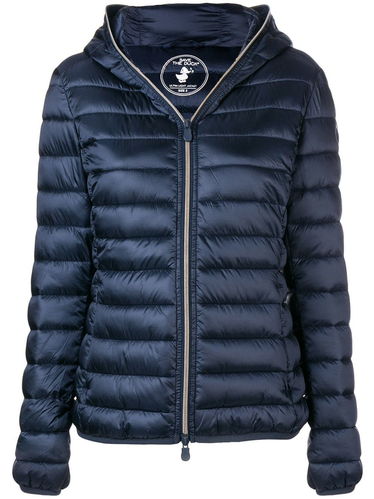 hooded puffer jacket