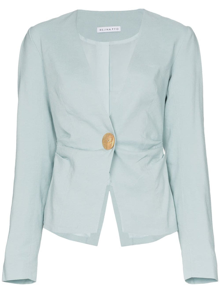 oversized button blazer jacket