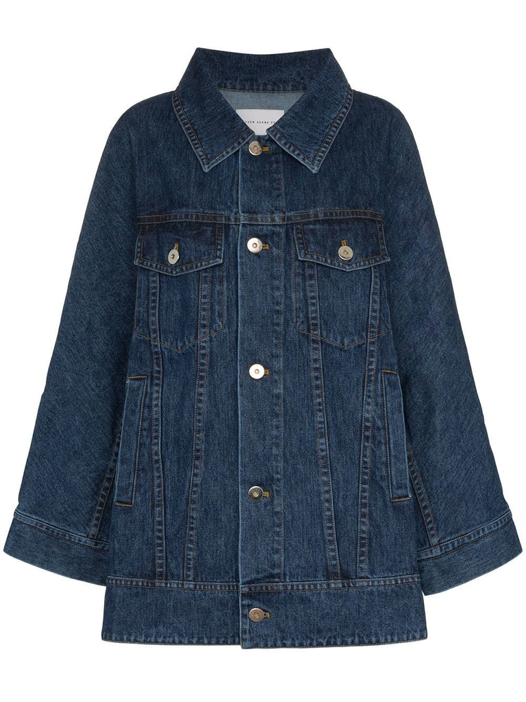 swing back denim jacket