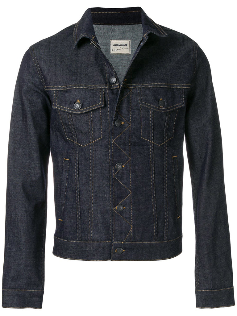 Zadig & Voltaire X Evan Ross Base Brut denim jacket