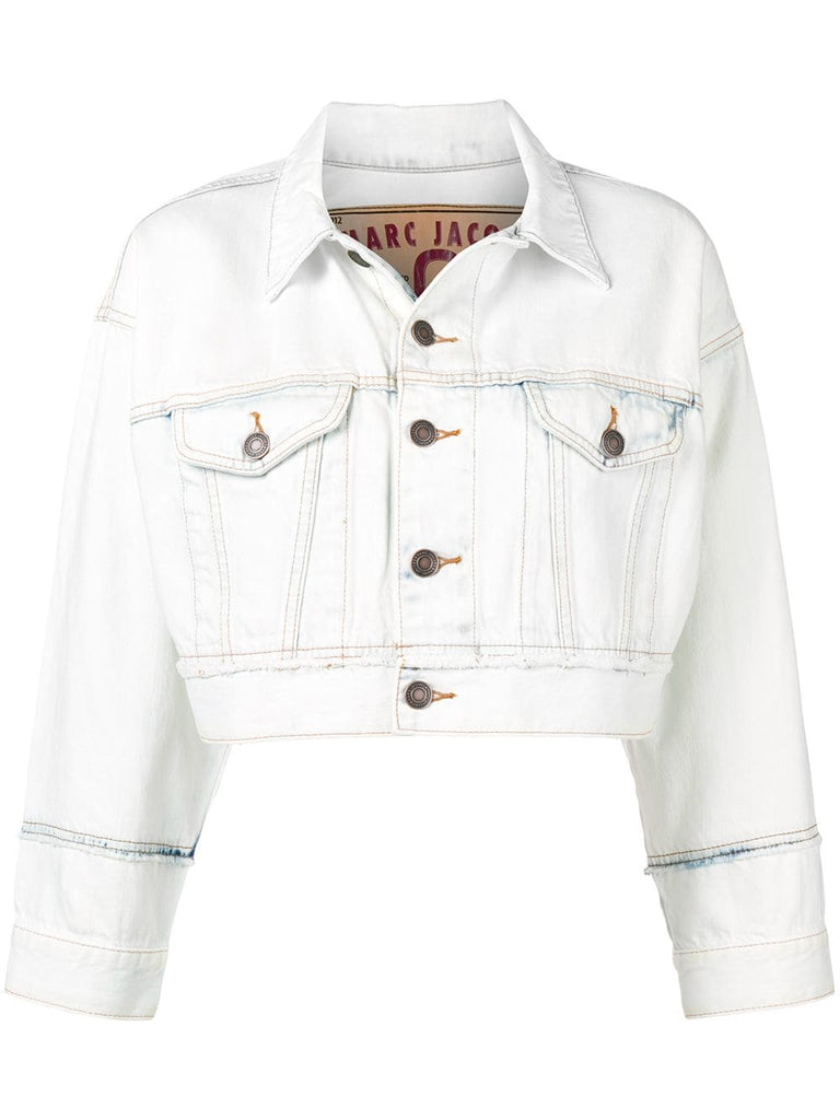 boxy cropped denim jacket