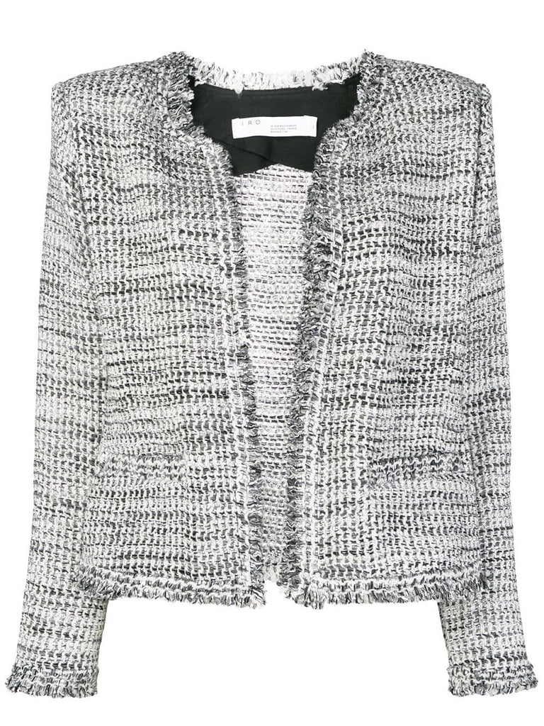 knitted fitted jacket