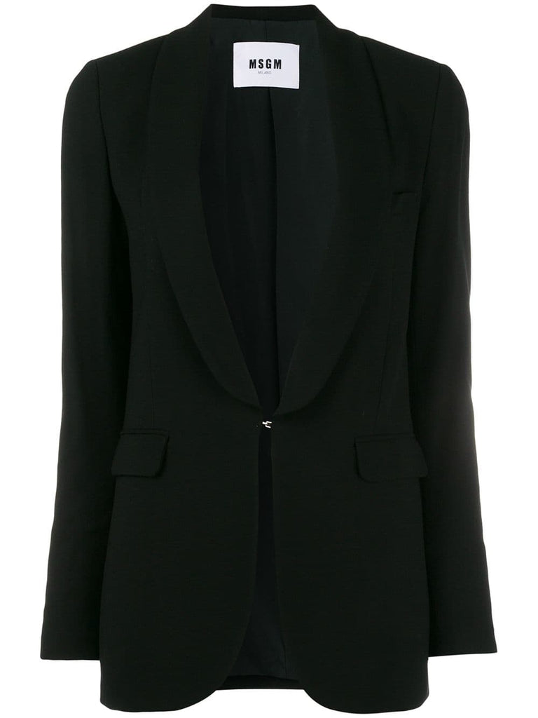 shawl lapel blazer