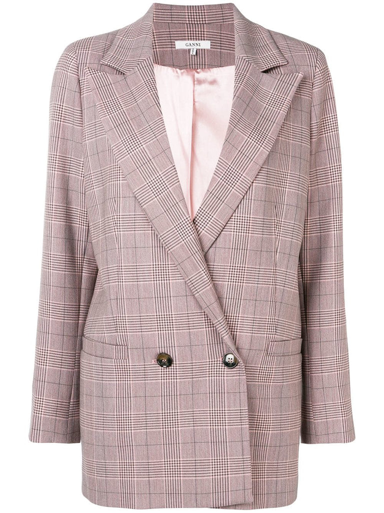 checkered blazer