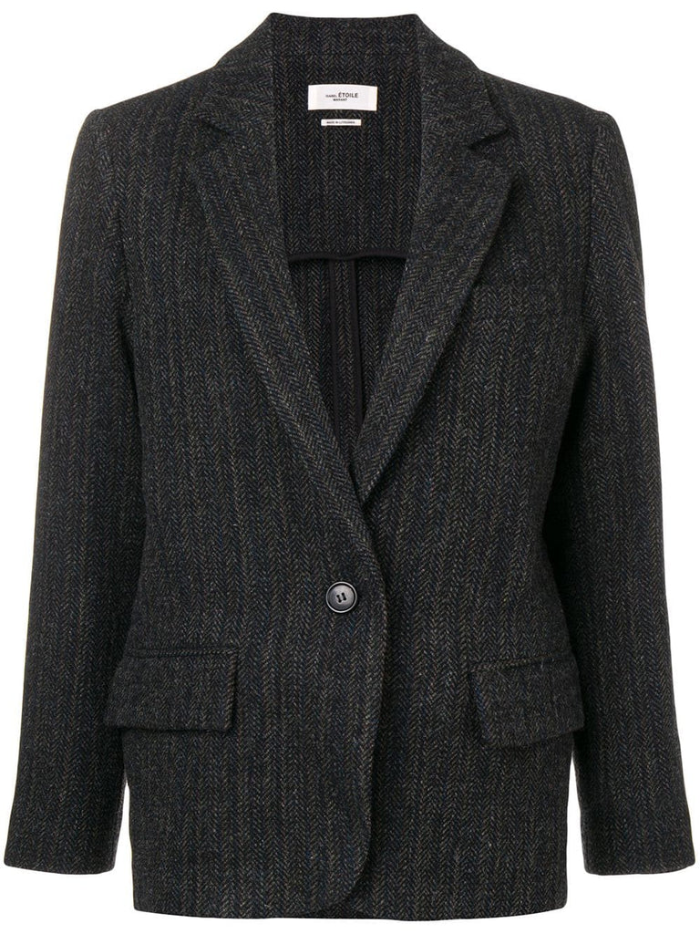 herringbone blazer