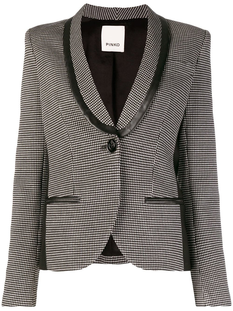 houndstooth blazer