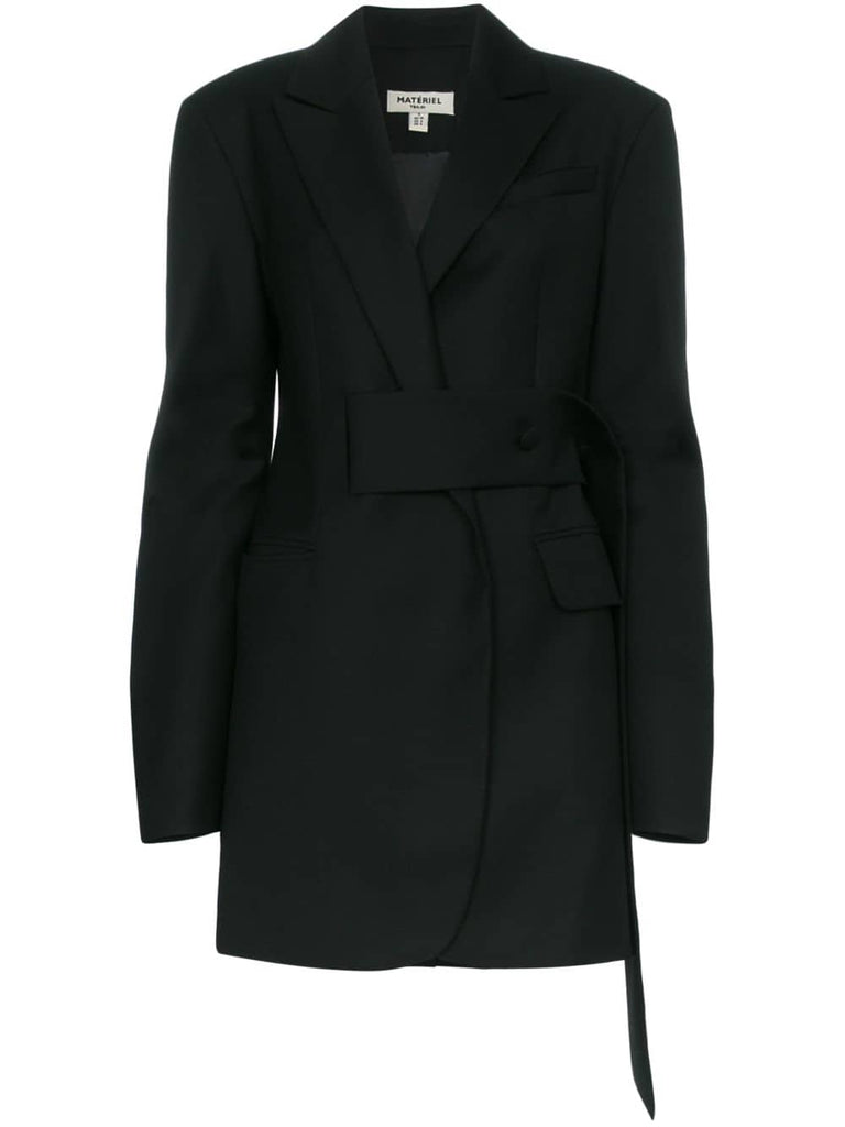 Split Sleeve Wool Blazer