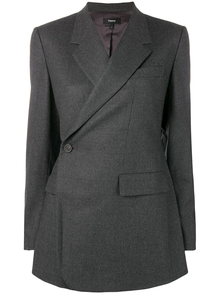 side button blazer