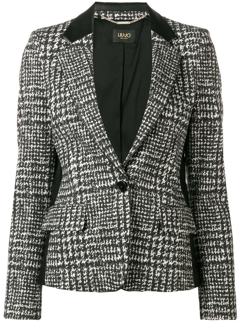 printed blazer