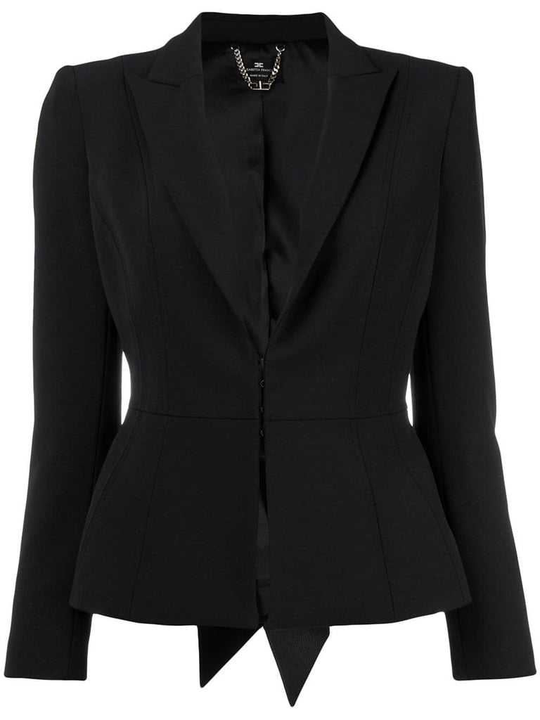 concealed front blazer