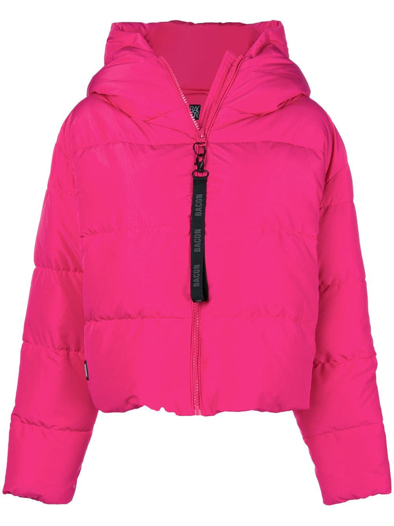 Cloud hooded puffer jacket