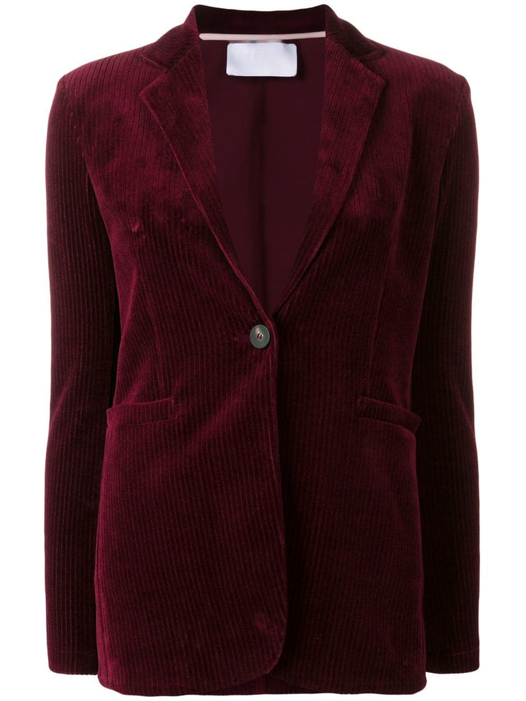 tailored corduroy blazer