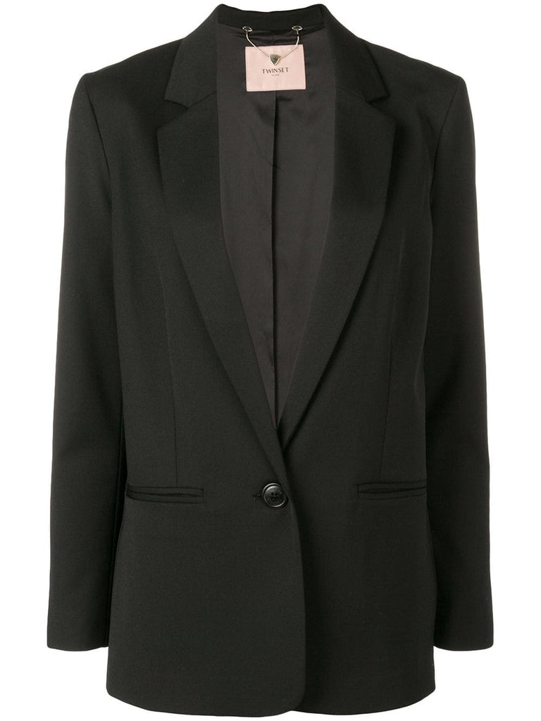 longline tailored blazer