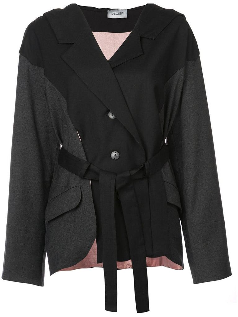 Janeka belted blazer