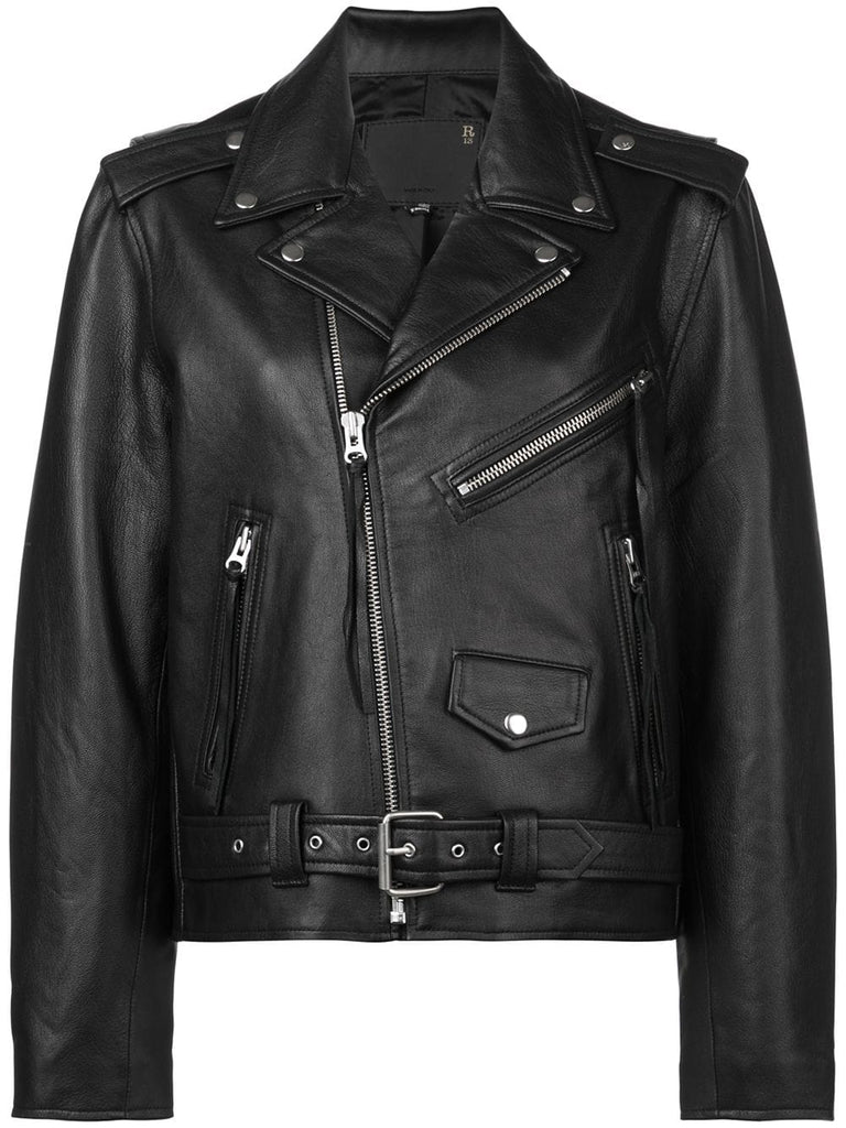 reversible leather jacket