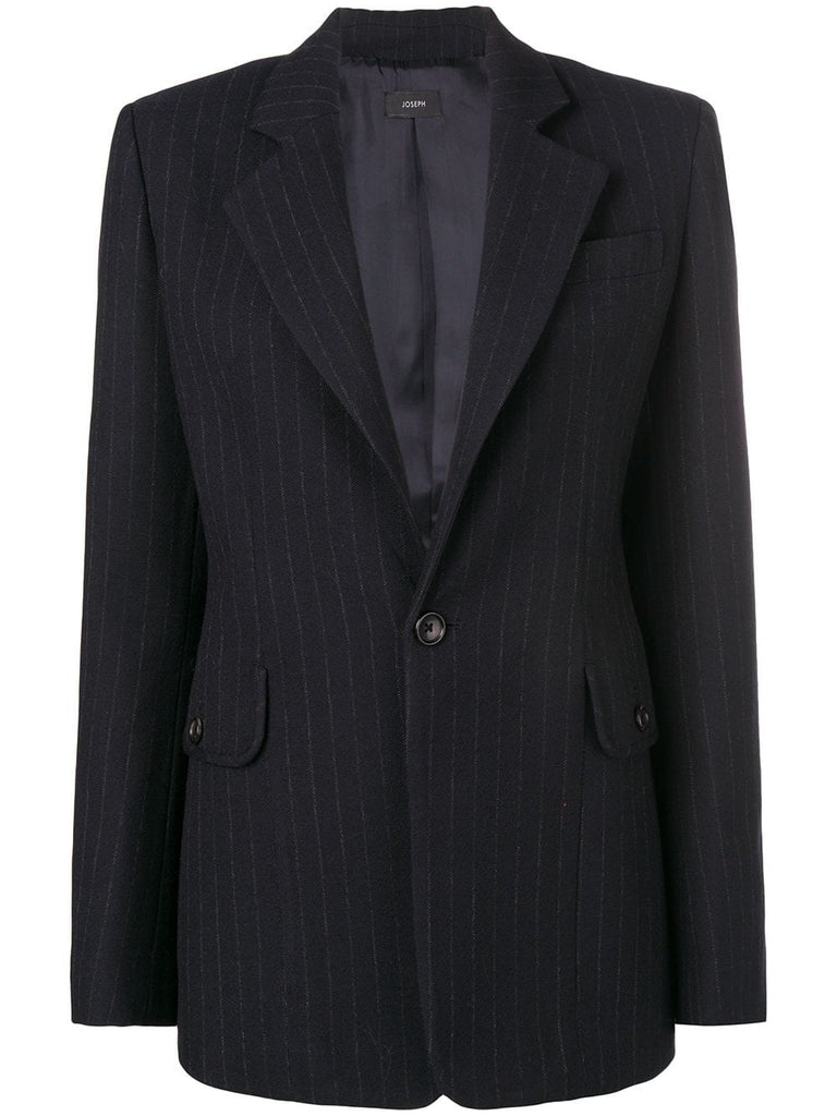 pinstripe blazer