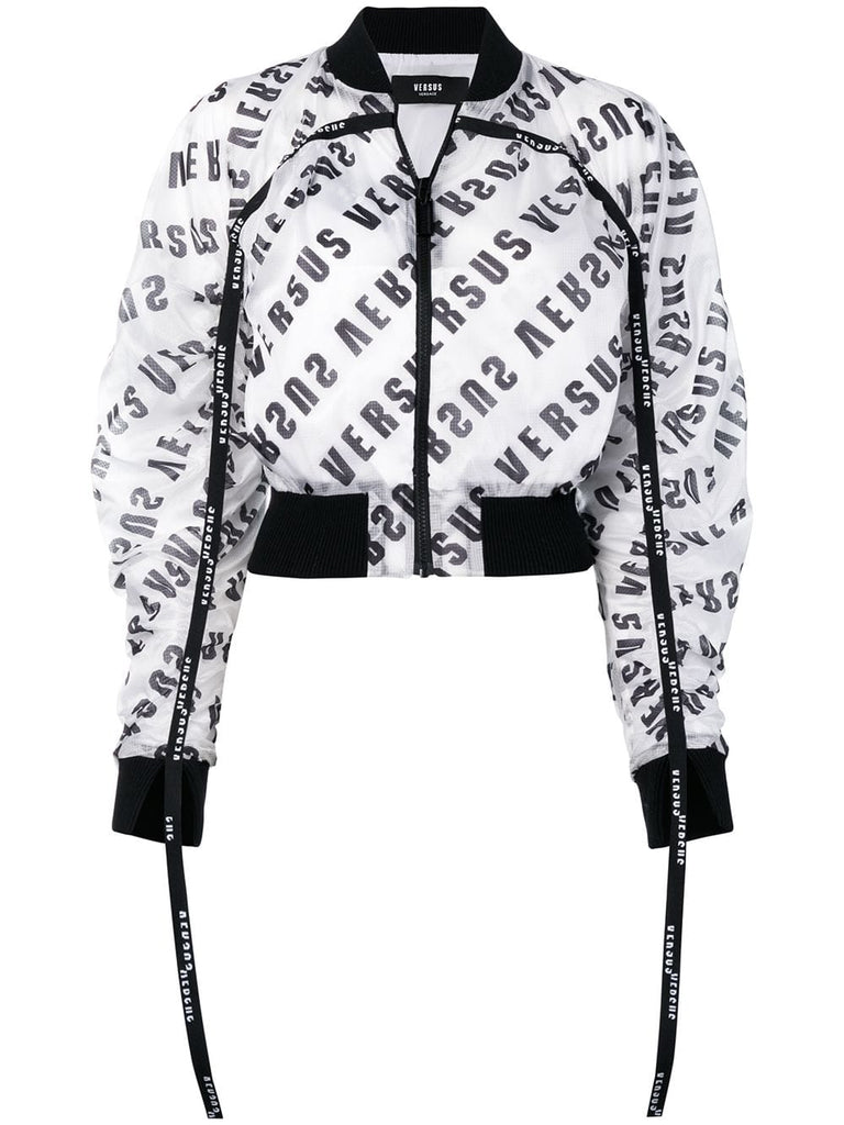 logo bomber jacket