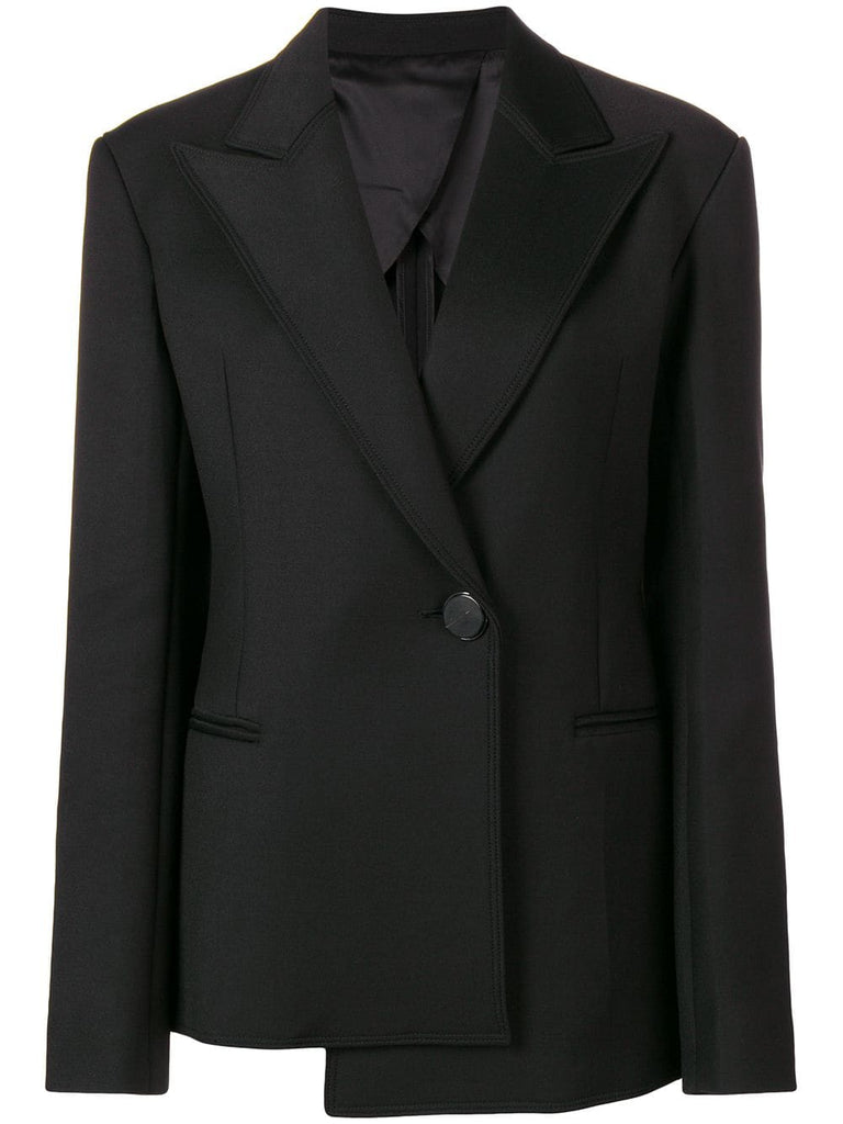 asymmetric blazer jacket