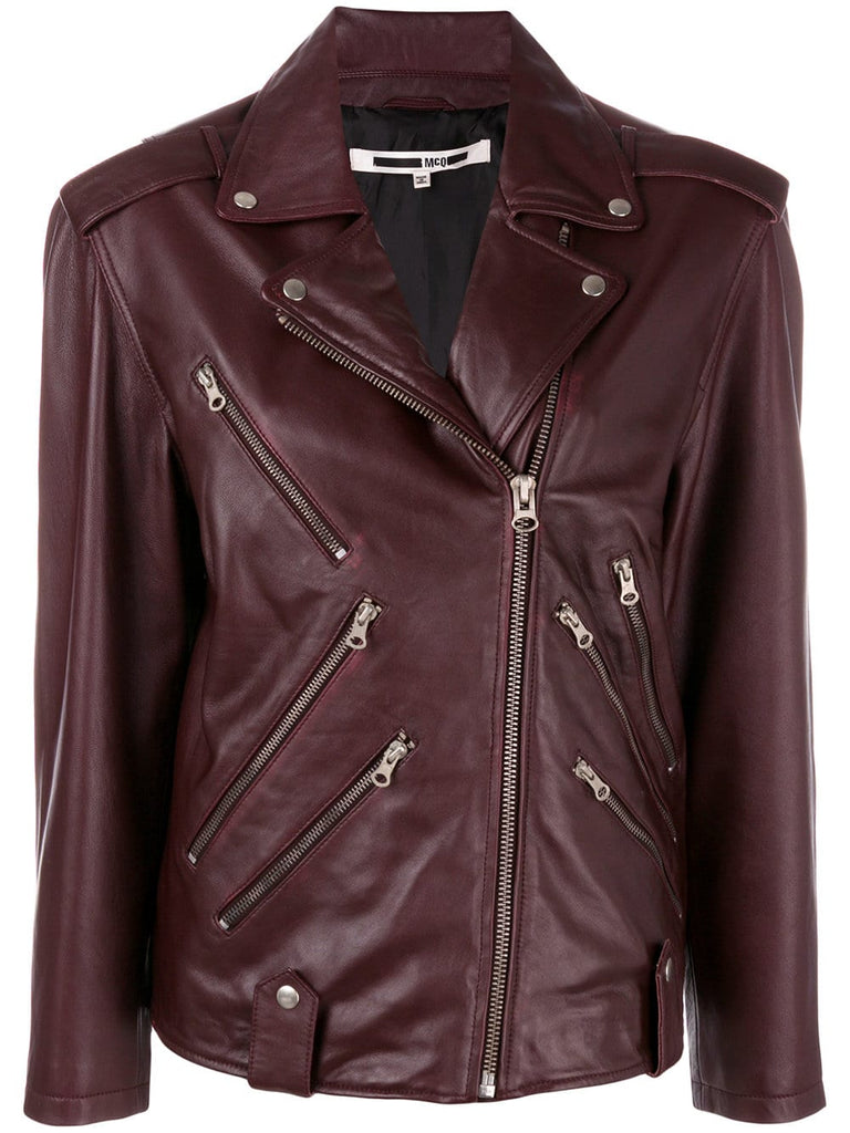 multi-zip biker jacket