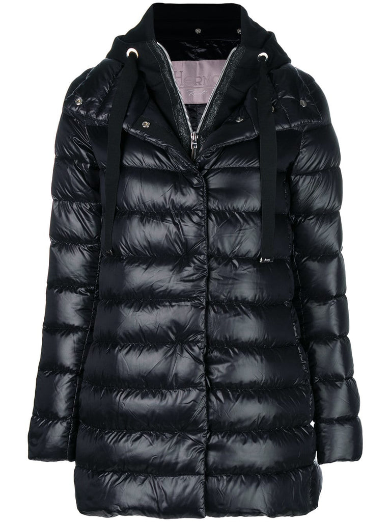 hooded puffer jacket