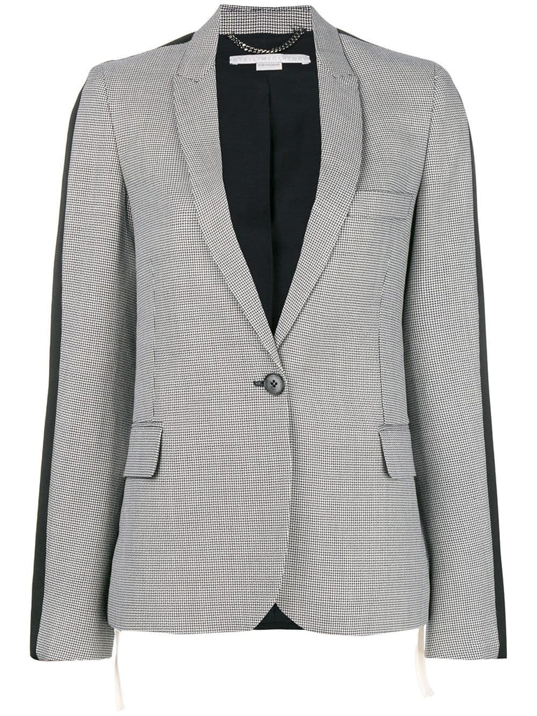 zig-zag patterned blazer