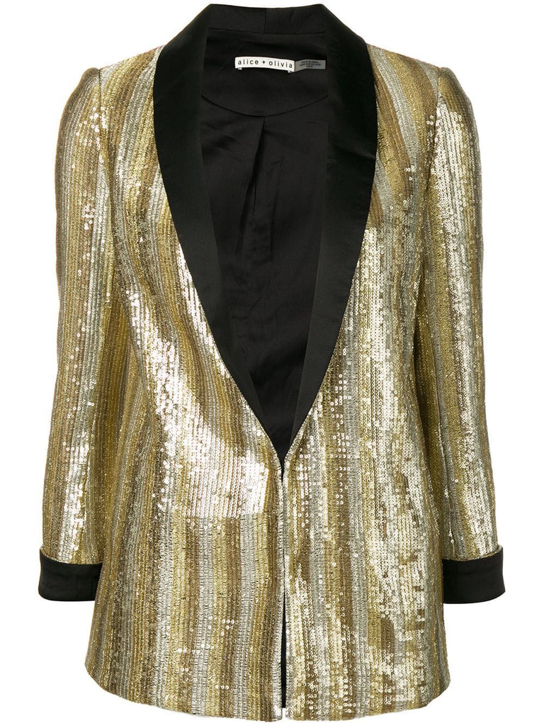 embellished fitted blazer