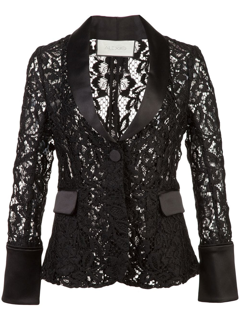 Bonis lace fitted blazer