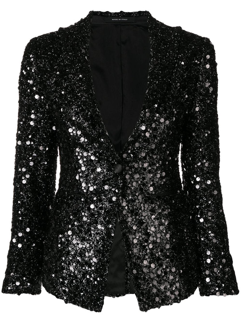 sequinned blazer