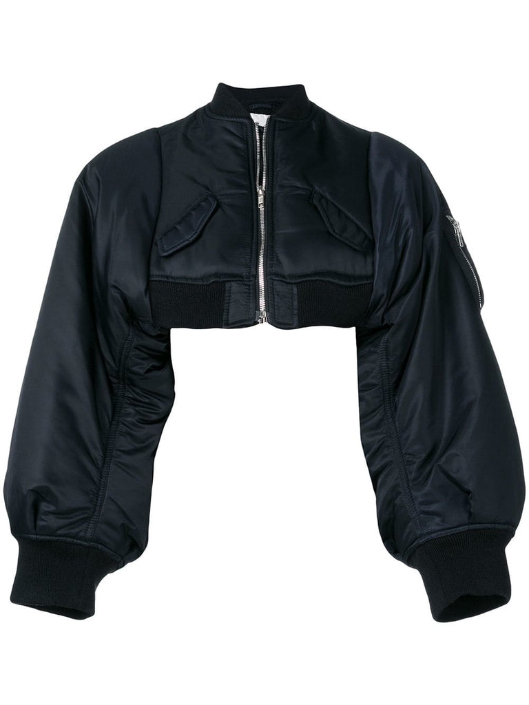 cropppd bomber jacket