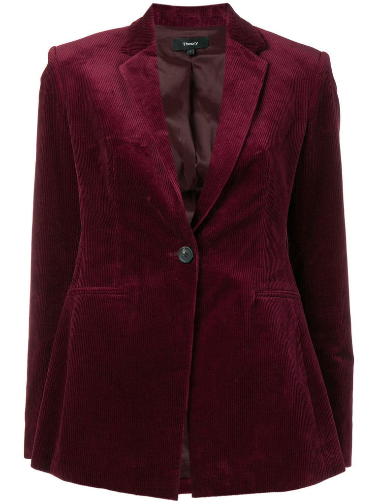 classic velvet blazer