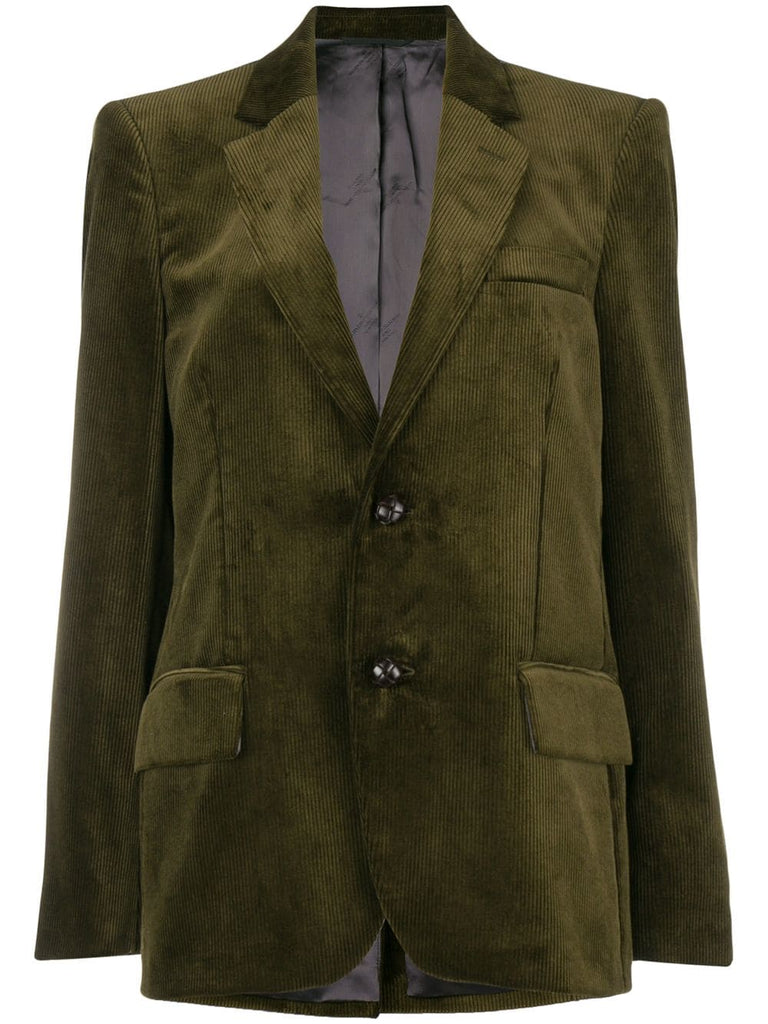 corduroy fitted blazer